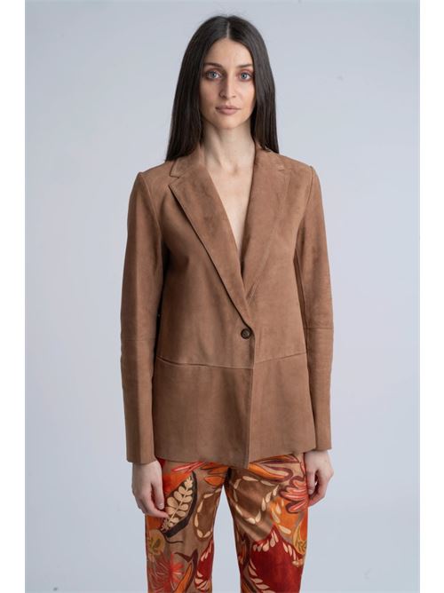 Blazer in camoscio VIA MASINI 80 | P26M104CF504